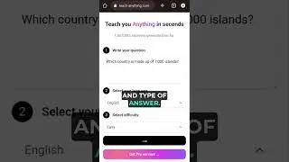 AI tool to Teach You on Any Topic | Teach-Anything.com