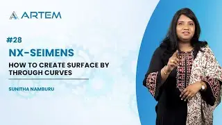 How to create surface by through curves - Nx Siemens #28