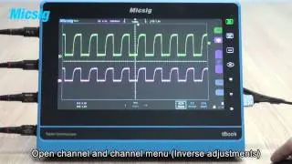 Tablet Oscilloscope Mouse Operation Instruction