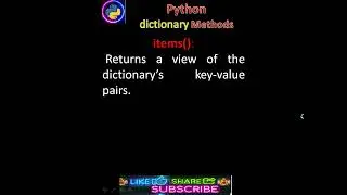 💡🐍#dictionary  Methods in python🐍 #dictionaries in python🐍#jaimaa#videos #viral #python🐍 #cheatsheet