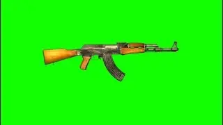 AK-47 kalashnikov green screen