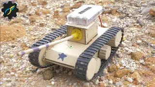 How to Make A Simple Cardboard RC Tank At Home
