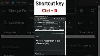Chrome shortcut key | bookmark | computer update gyan