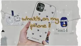 ✨📱Unboxing + WHAT'S ON MY IPHONE 11 *ios14 // What's inside a NO GAMES PHONE