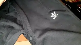 Adidas Essentials Black Trefoil Joggers Unboxing And Review