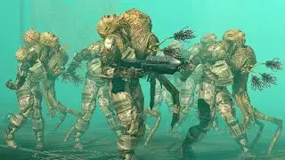 HALO 3 NPC Wars #11 (UNSC vs Flood)