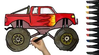 Amazing Monster Truck | Learn how to draw