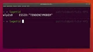 How to get the Wifiname I'm connected to in Linux Bash