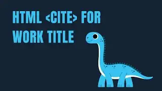 HTML cite for Work Title
