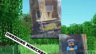 unboxing Minecraft toys