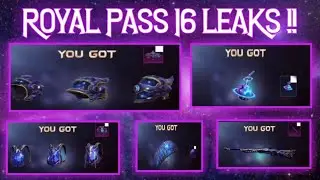 ROYAL PASS 16 LEAKS | SEASON 16 - Pubg Mobile