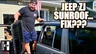 JEEP GRAND CHEROKEE ZJ SUN ROOF FIX & HEAD LINER REPAIR