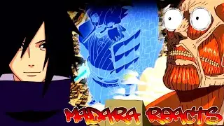 Madara Reacts to If Madara was in Attack on Titan 
