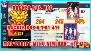RULES OF SURVIVAL NEW VERSION MOD MENU SCRIPT AIMLOCK 100% ROS V.1.61-417 | BY GAMING PLORKMEAS IT