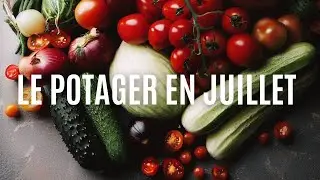 4 TRUCS À FAIRE AU POTAGER EN JUILLET (récoltes, semis, plantations, entretien)