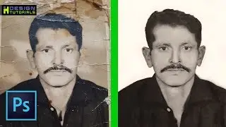 Photo restoration tutorial in Adobe Photoshop
