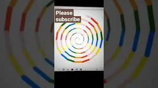 Awesome colourful circle by using turtle programming. | 