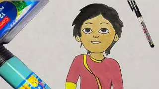 How to draw Shiva l Shiva cartoon drawing