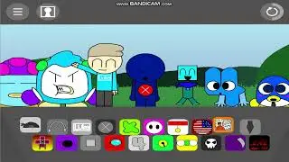 Team progaming Sprunki + Team animators but blue