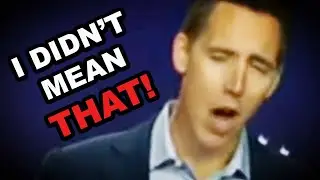 Josh Hawley INSTANTLY Regrets His Word Choice