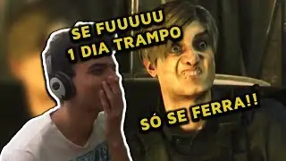 COMO SE FERRAR NO TRABALHO! Resident Evil 2 Remake Ps4