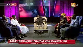 🔴LII: REJET PROJET DE LOI PORTANT SUR LA DISSOLUTION DE HCCT ET CESE - DIM. 1er SEPTEMBRE 2024