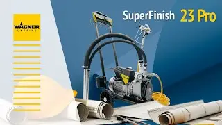 WAGNER SuperFinish 23 Pro безвоздушный покрасочный аппарат с мембранным насосом