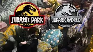 2 cajas llenas de dinosaurios jurassic park y jurassic World, por fin les comparto mi colección