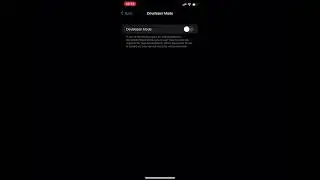 How to enable developer mode for IOS 16