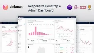 Pinkman - Bootstrap 4 Admin Dashboard Template & UI Kit | Themeforest Website Templates and Themes