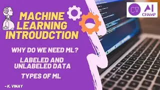 Machine Learning Introduction | Why ML? | Labeled and Unlabeled Data | Types of ML