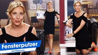 Rébeccas Fenster sind immer sauber, weil sie diese Fensterputzroboter hat | @PEARL-TV