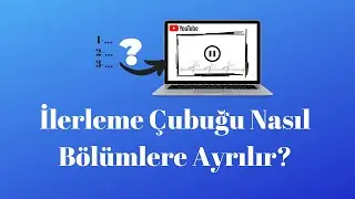 How is the progress bar of Youtube video divided into sections?