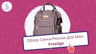 Сумка-рюкзак для мам с креплением на коляску и термо-карманами (обзор)