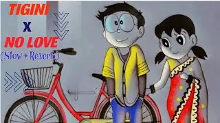 Tigini X No Love💗 (Mashup)| Nobita-Shizuka😍 whatsapp status|(Lofi Remix)| #trending #viral