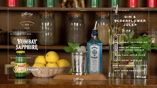 How To Make A Gin & Elderflower Julep | Cocktail Masterclass Drinks Recipe | Vegan Friendly