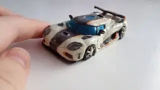 Koenigsegg Agera R из пластилина.