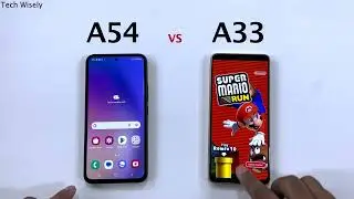 SAMSUNG A54 vs A33 - Speed Test