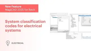 MagiCAD 2025 for Revit – System classification codes for electrical systems
