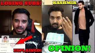 Irfan Junejo Losing Subs From His Tweet On Kashmir - Explained! - Raza Samo Opinion | Waqar Zaka