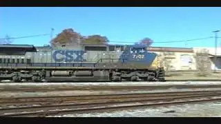 Northbound CSX Q-614 By The Transfer Yard In Opelika, Al