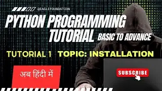 Python eaziest tutorial in Hindi  |Tutorial 1 installing python