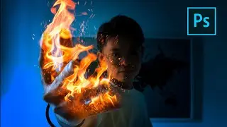 How to Photoshop Fire Effects Tutorial - [Chinese Subtitle] 教学影片