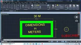 H0W TO DIMENSION AUTOCAD DRAWING IN METERS, AUTOCAD 2020, HOW TO SET UNITS IN AUTOCAD .