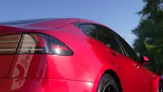 Tesla Model S Midnight Cherry Red Full Body Paint Protection Film | Menard Premium Detailing