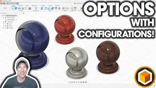 OPTIONS with Configurations for Fusion 360 - NEW FEATURE TUTORIAL!