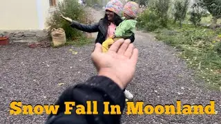 Snow Fall In Moonland 🥶| Leh Ladakh  🏔️ #roadtrip #viralvideo #ladakh #goa #mahindra