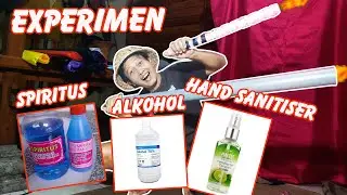 Experimen Alkohol, Hand Sanitiser dan Spiritus mana yang paling keras bunyinya ?