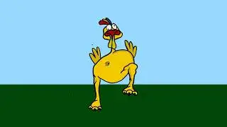 Chicken  T Rex animation