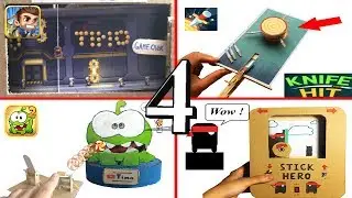 Top 4 Best Cardboard Games Compilation - Mobile Games in Reallife